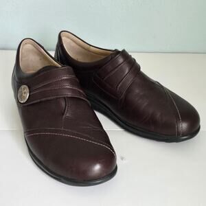 Finn Comfort Galway Loafers Women's 5 Brown Leather Comfortable Casual Walking